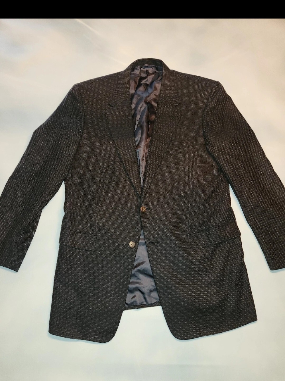 Hickey Freeman 44L Textured Two-Button Sport Coat